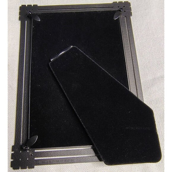Burnes Heirloom 4x6 Metal Photo Frame Pewter Finish Wire Lattice Design Vintage - Picture 8 of 14